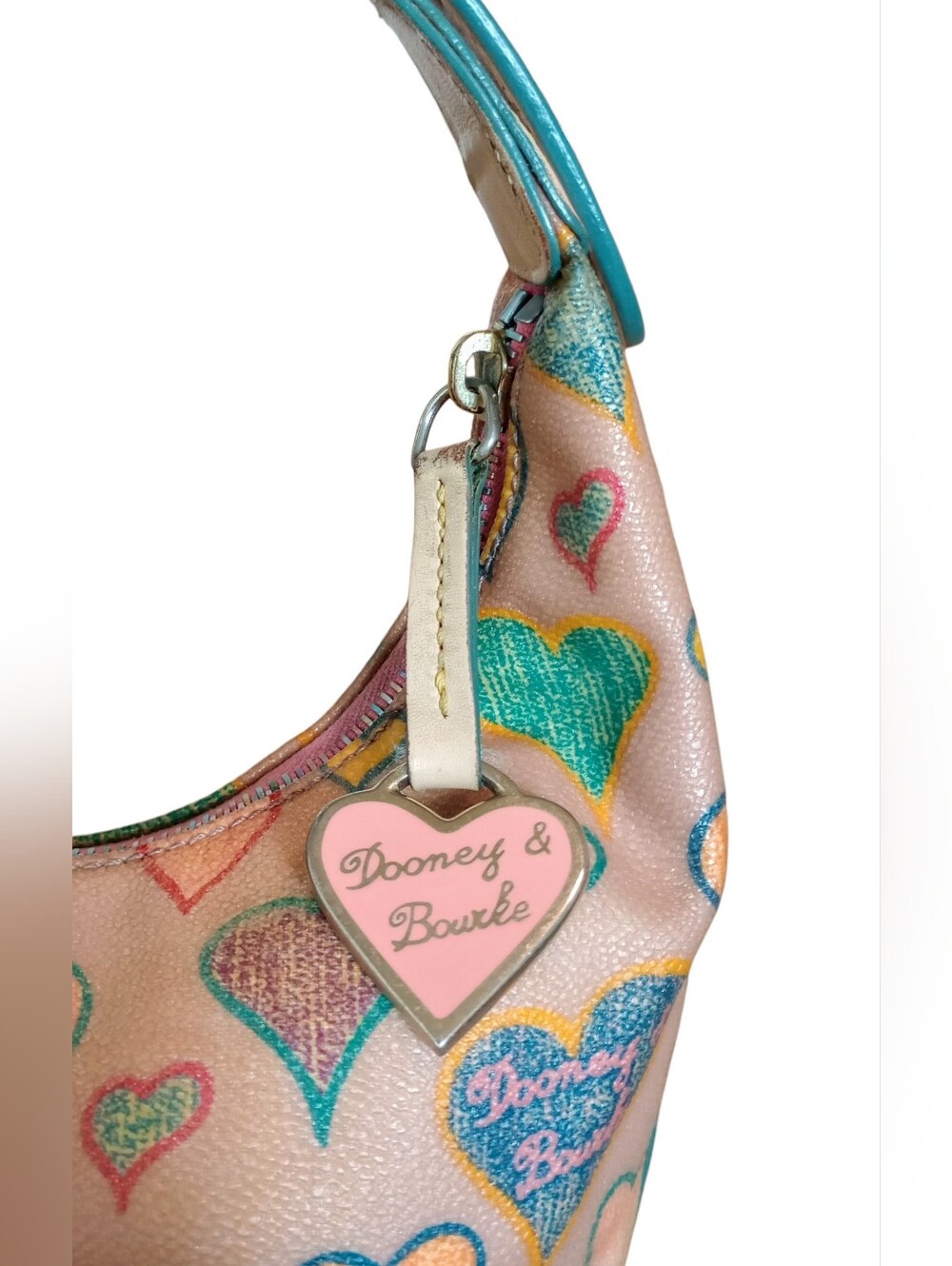 Dooney & Bourke Crayon Hearts Mini Bucket Bag - Picture 2 of 16